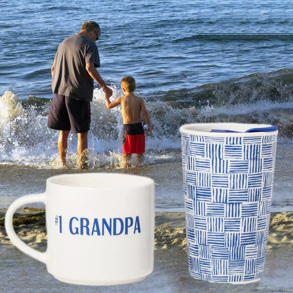 Threshold 2pc Porcelain Proud Grandfather Gift Set: a coffee mug and a tumbler